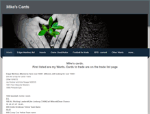 Tablet Screenshot of mikescards.weebly.com