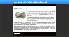 Desktop Screenshot of makemoney-onlinefast.weebly.com