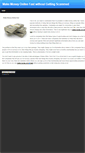 Mobile Screenshot of makemoney-onlinefast.weebly.com