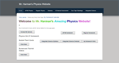Desktop Screenshot of mrharmanphysics.weebly.com