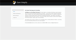 Desktop Screenshot of openintegrity.weebly.com