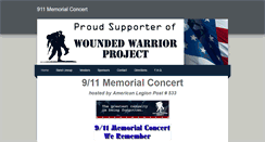 Desktop Screenshot of 911memorialconcert.weebly.com