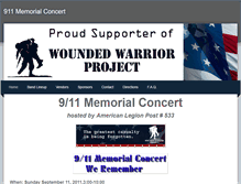 Tablet Screenshot of 911memorialconcert.weebly.com