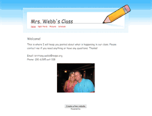 Tablet Screenshot of mrswebbsclass.weebly.com