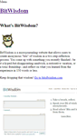 Mobile Screenshot of bitofwisdom.weebly.com