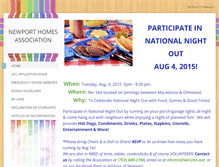 Tablet Screenshot of newporthomes.weebly.com