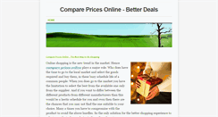 Desktop Screenshot of compare-prices-online.weebly.com