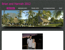 Tablet Screenshot of brianandhannah2012.weebly.com