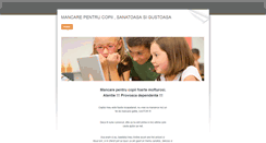 Desktop Screenshot of mancarepentrucopii.weebly.com