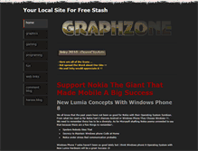 Tablet Screenshot of graphzone.weebly.com