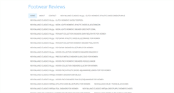 Desktop Screenshot of footwearreviews9g.weebly.com