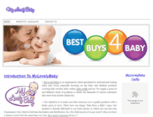 Tablet Screenshot of mylovelybaby.weebly.com