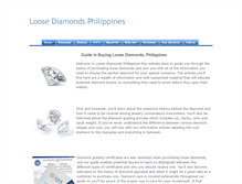 Tablet Screenshot of loosediamondph.weebly.com