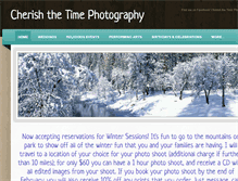 Tablet Screenshot of cherishthetimephoto.weebly.com