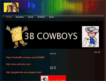 Tablet Screenshot of 3bcowboys.weebly.com