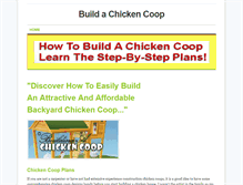 Tablet Screenshot of buildyourownchickencoop.weebly.com