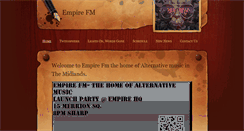 Desktop Screenshot of empirefm.weebly.com