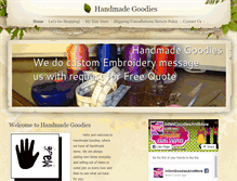 Tablet Screenshot of handmadegoodies.weebly.com