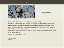 Tablet Screenshot of lggaming.weebly.com