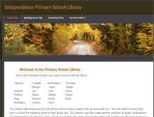 Tablet Screenshot of primaryschoollibrary.weebly.com