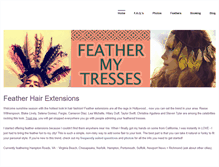 Tablet Screenshot of feathermytresses.weebly.com