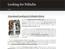 Tablet Screenshot of lookingforpalladinmovie.weebly.com
