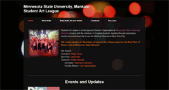 Desktop Screenshot of msustudentartleague.weebly.com