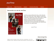 Tablet Screenshot of jazztime.weebly.com