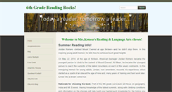 Desktop Screenshot of koussareading.weebly.com