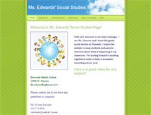 Tablet Screenshot of mrsedwards.weebly.com