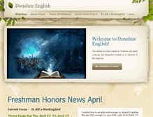 Tablet Screenshot of donahueenglish.weebly.com