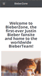 Mobile Screenshot of bieberzone.weebly.com