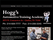 Tablet Screenshot of hoggsautomotivetrainingacademy.weebly.com