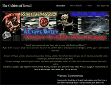 Tablet Screenshot of cultistsofnerull.weebly.com