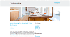 Desktop Screenshot of patiocurtains.weebly.com