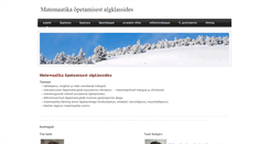 Desktop Screenshot of matemkoolitus.weebly.com