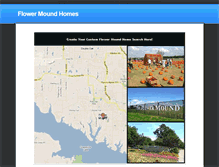Tablet Screenshot of flower-mound-real-estate.weebly.com