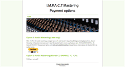 Desktop Screenshot of impactmastering.weebly.com