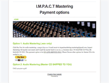 Tablet Screenshot of impactmastering.weebly.com