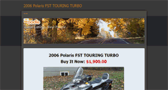 Desktop Screenshot of 2006polarisfsttouringturbo.weebly.com
