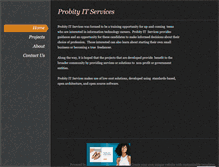 Tablet Screenshot of probityit.weebly.com