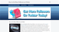 Desktop Screenshot of getmorefollowersontwitter.weebly.com