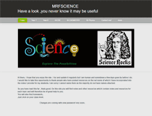 Tablet Screenshot of mrfscience.weebly.com