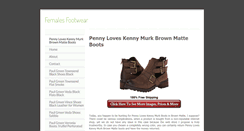 Desktop Screenshot of femalesfootwear3b.weebly.com