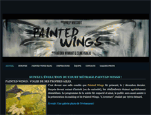 Tablet Screenshot of paintedwings.weebly.com