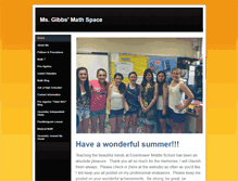 Tablet Screenshot of gibbsmath.weebly.com