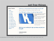 Tablet Screenshot of getfreethings.weebly.com