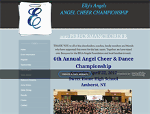 Tablet Screenshot of angelcheer.weebly.com