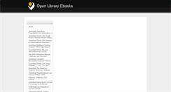 Desktop Screenshot of openforalllibrary.weebly.com