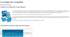 Desktop Screenshot of loseweightaftergivingbirth.weebly.com